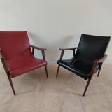 Fauteuil scandinave vintage années 70