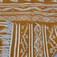 Tapis kilim jaune berbère traditionnel fait main en pure laine 190 × 110 cm