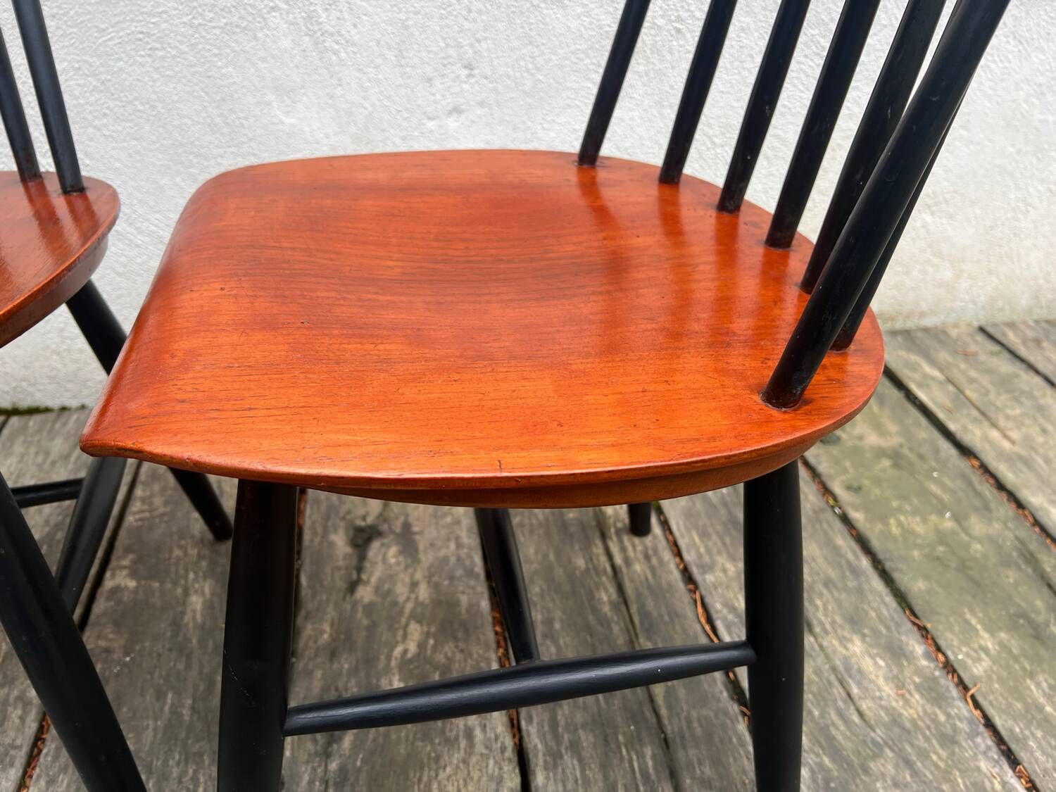 Chaises scandinaves de Tapiovaara modèle Fanett vintage années 60
