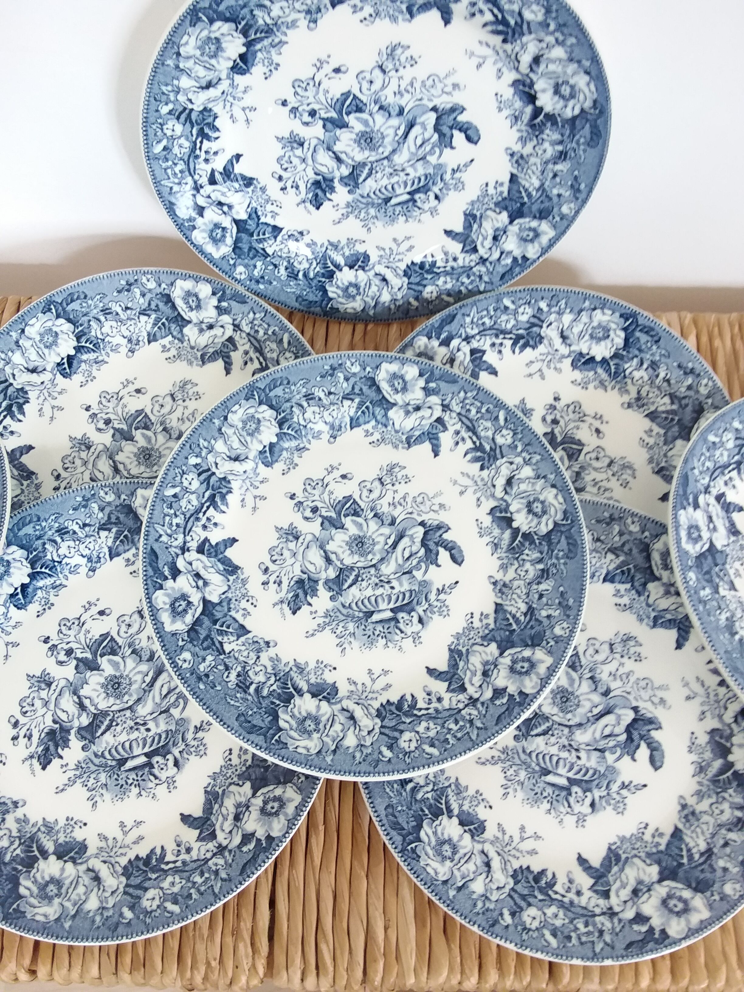 Set of 8 dessert plates Royal Sphinx Maastricht