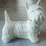 Ceramic zoomorphic dog statue