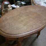 Oval console