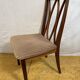 Mid century retro vintage teak and cloth dining chairs by GPlan 1970