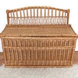 Bench wicker trunk