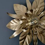Vintage wall light in gold metal