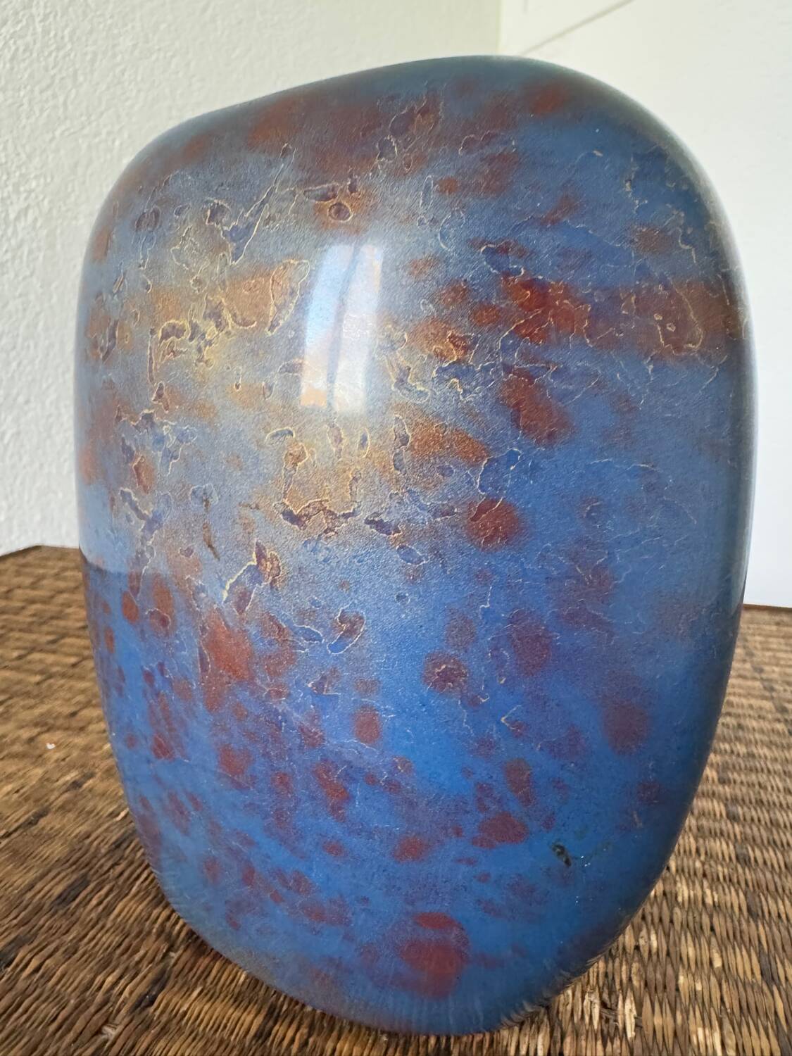 Small Art Deco powdered ceramic vase