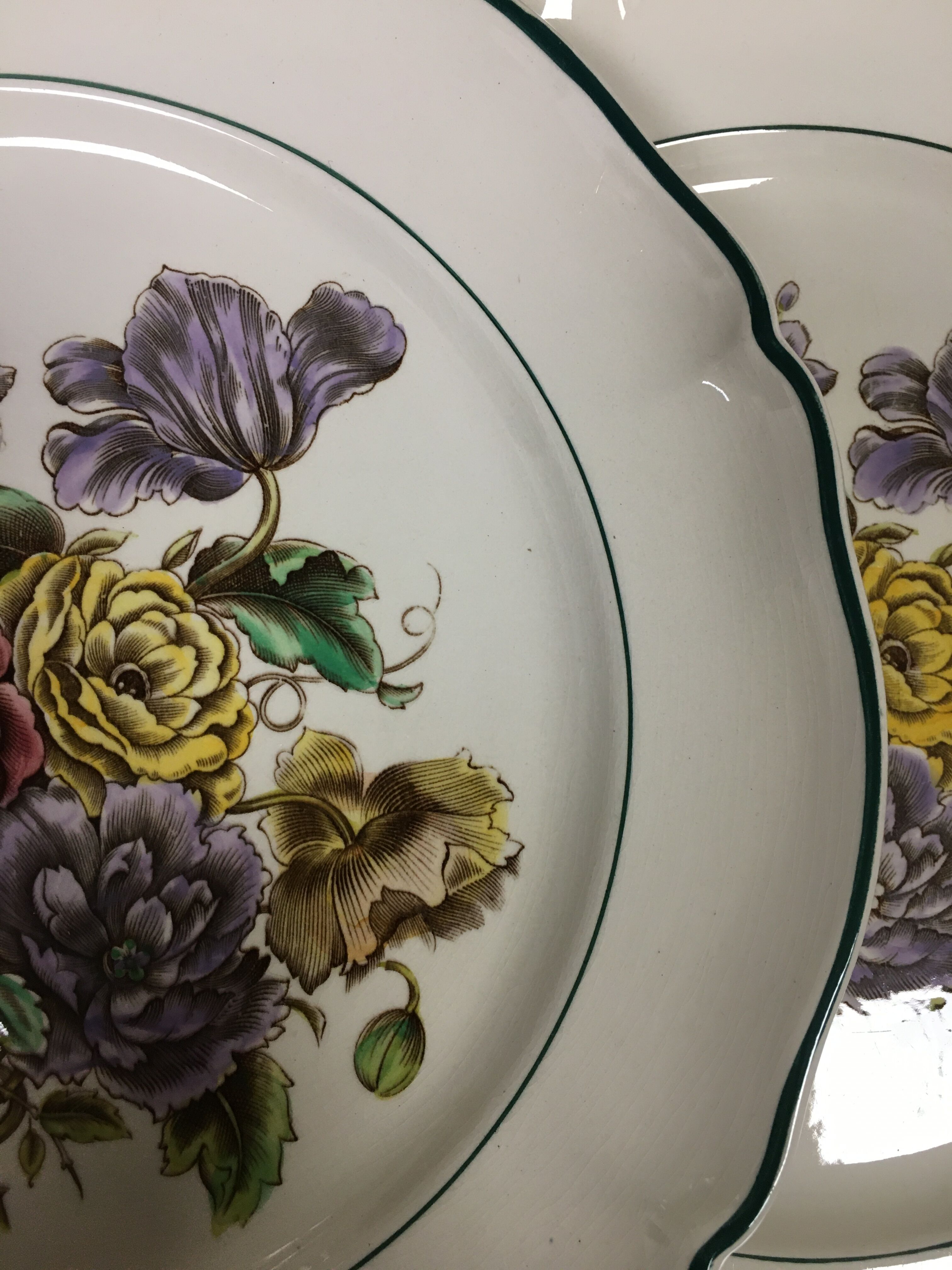 6 flat plates Villeroy and Boch model Cannes