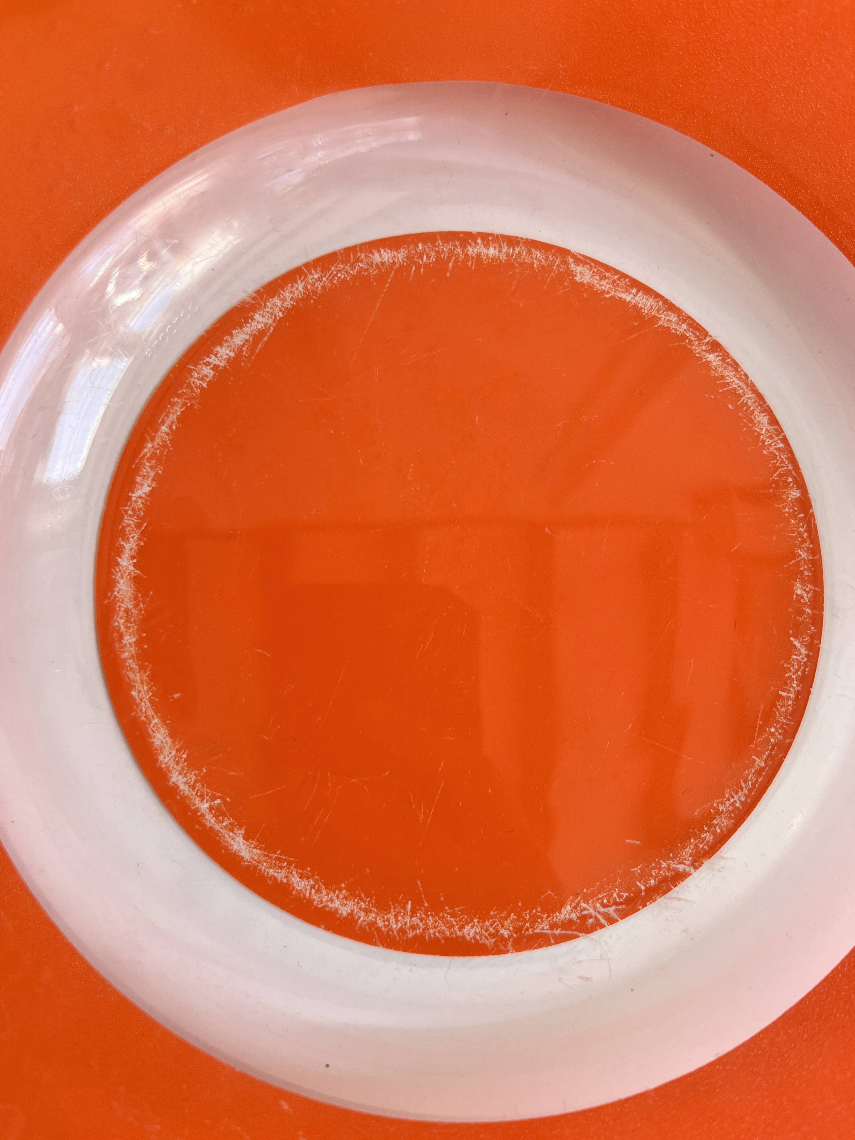 Coloured Duralex plates