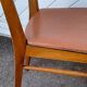 Paire de chaises en hêtre des années 50