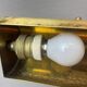 Portuguese brass bankers desk table lamp 1940s