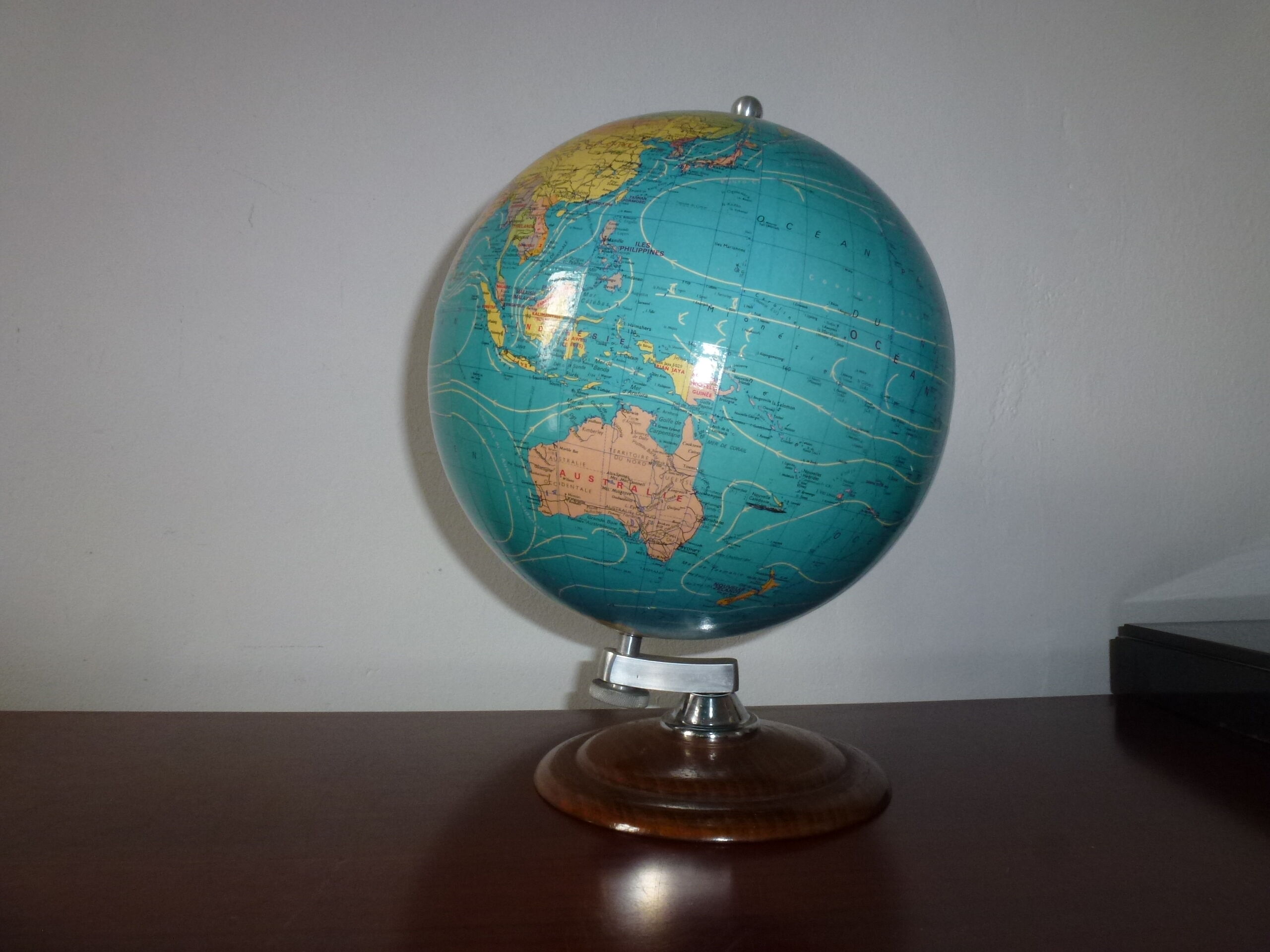 Globe World Map Taride 1978