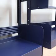 Bibliothèques modulaires en métal Congresso LIPS VAGO des années 1970, ensemble de 2