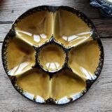8 assiettes à huîtres Gien