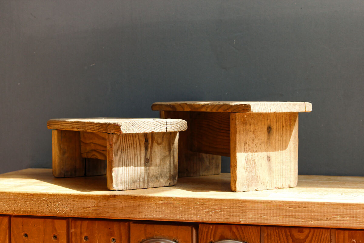 Pair of small footrests