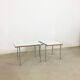 Lot of 2 modernist stackable tables by Trix & Robert Haussmann of 1957