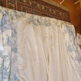 Napoleon bed sky 3 removable background in canvas of jouy