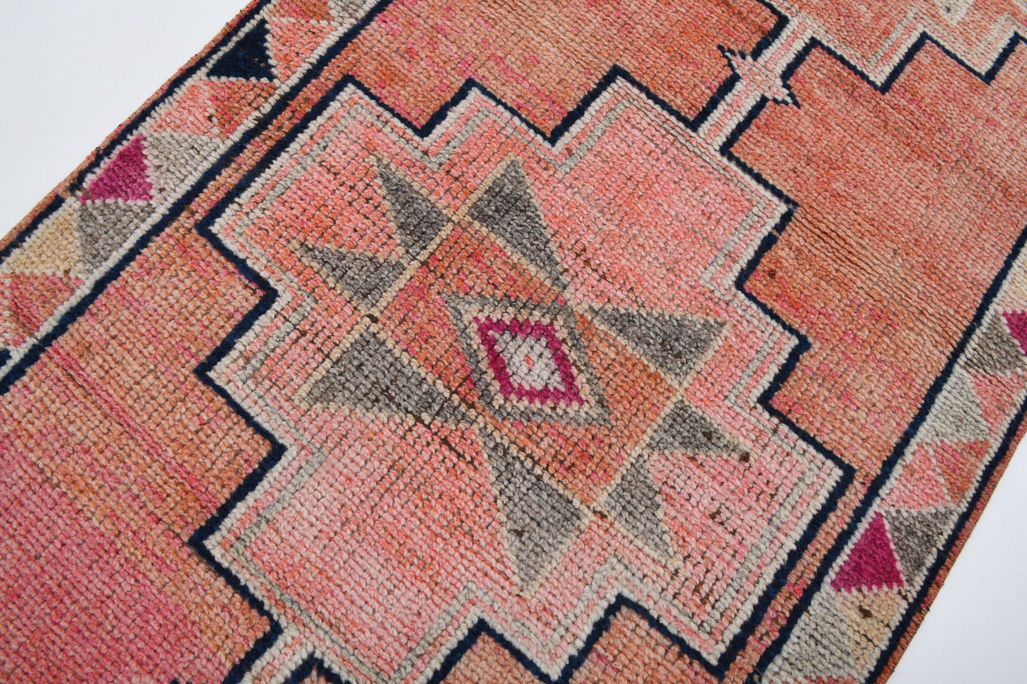 Tapis oriental vintage coureur 92x329cm