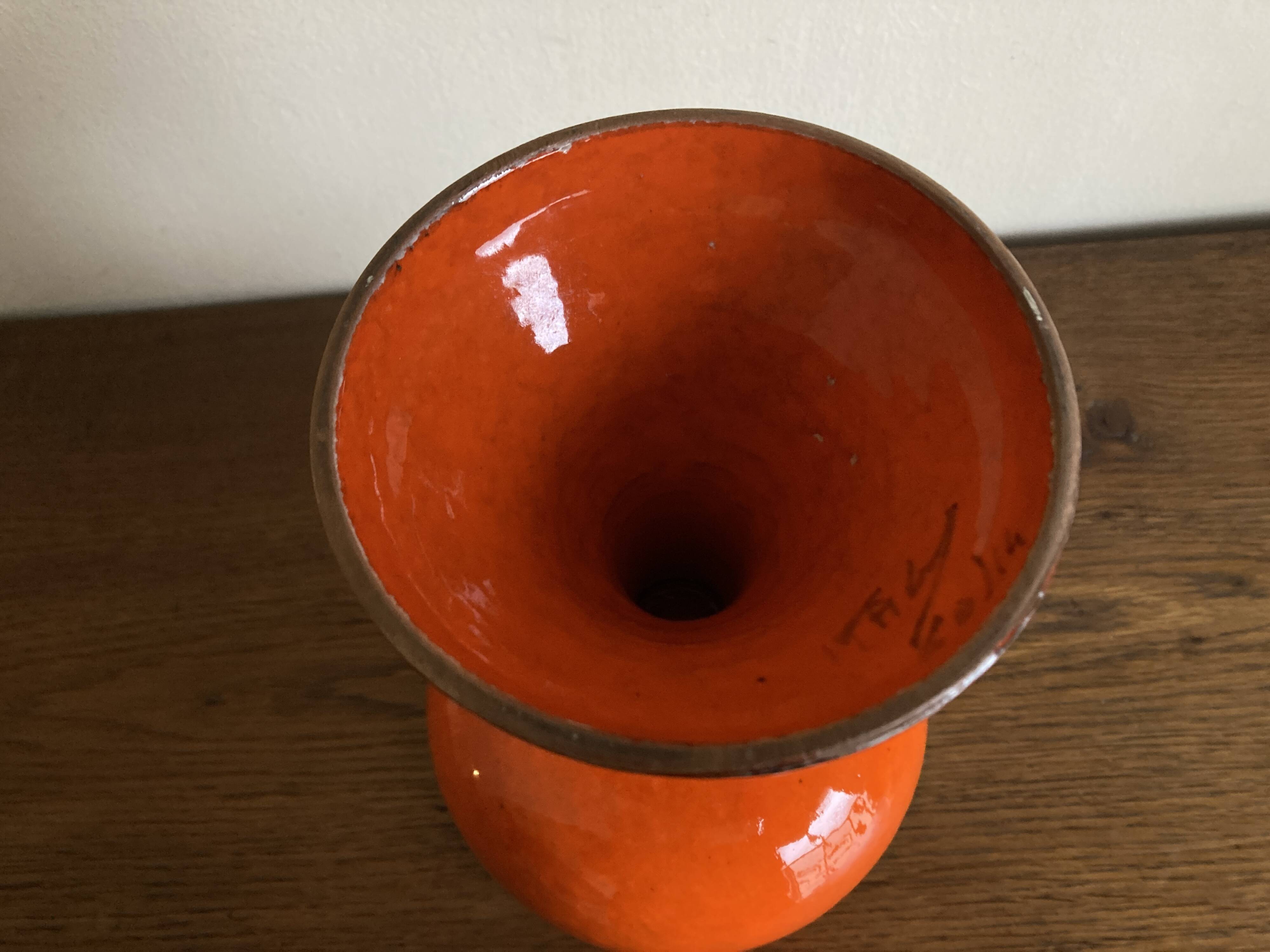 XXL ceramic 1960 Aldo Londi for Bitossi, mid-century Italian design