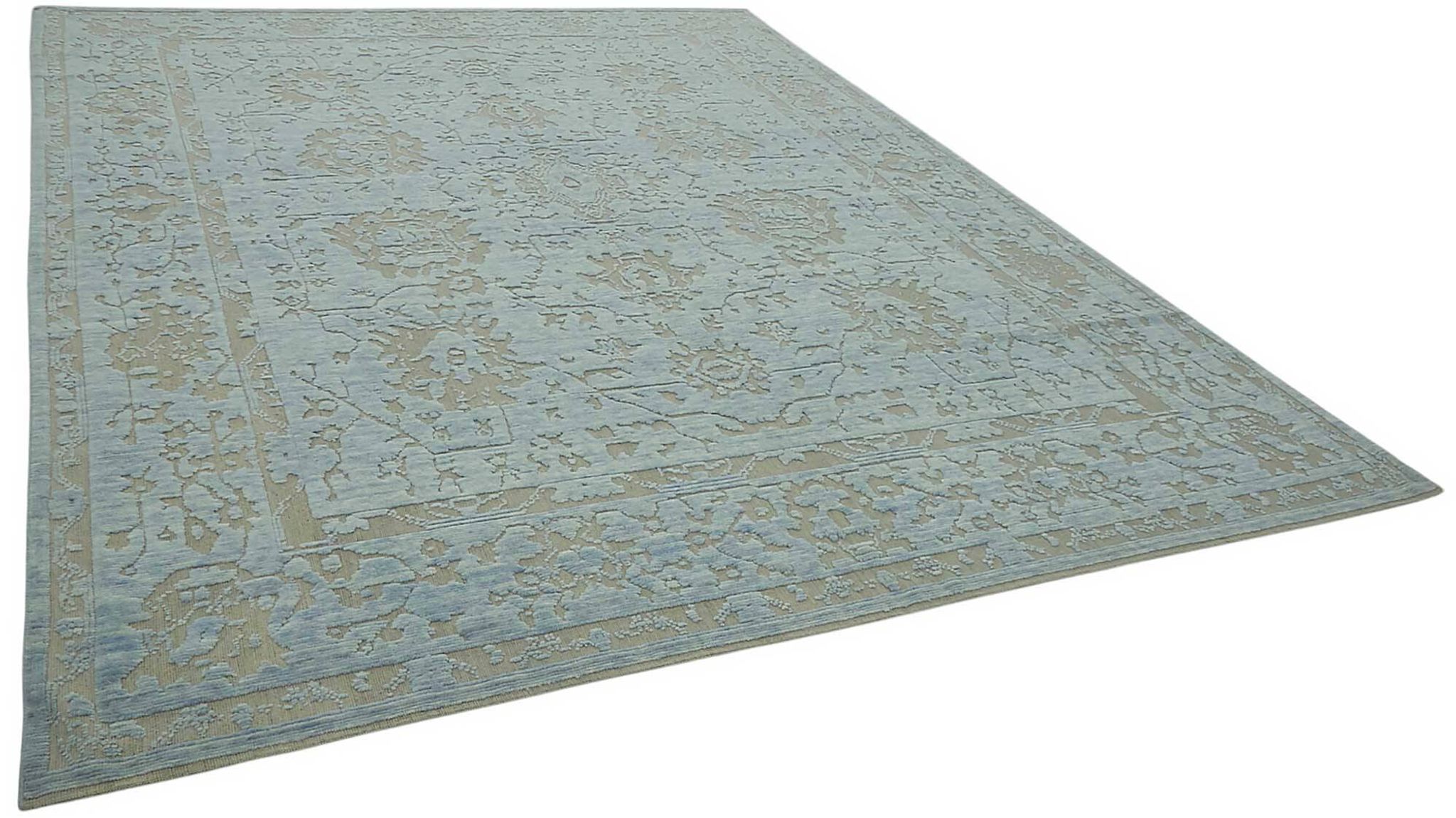 Turkish Handcrafted Loom Oushak Rug 281 cm x 382 cm