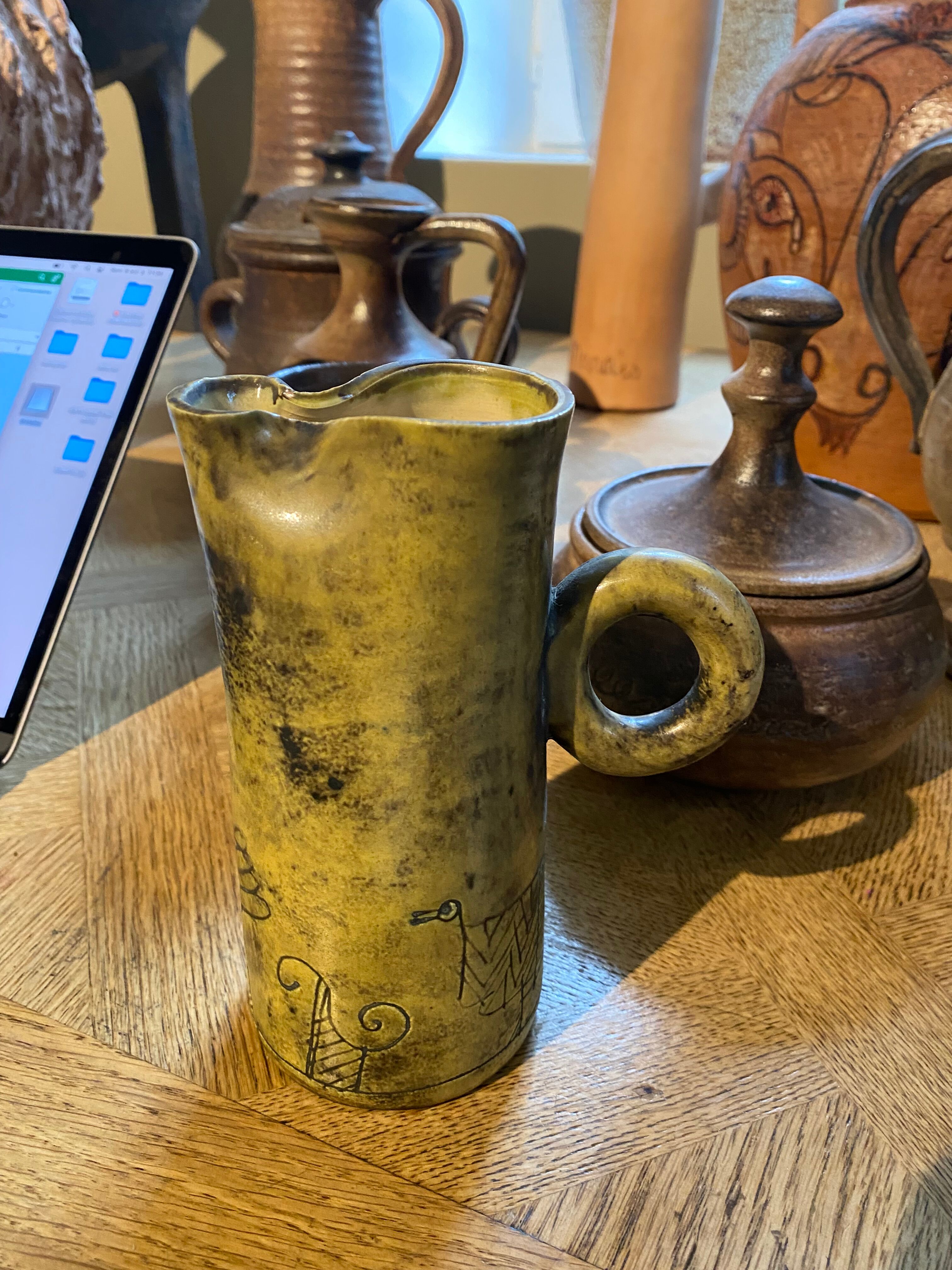 Ceramic pitcher Jacques Blin