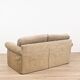 Beige fabric two-seater sofa – Cottage chic spirit and timeless comfort