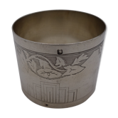 Rond de serviette en argent
