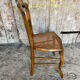 Antique Chair Louis XV Style Wood & Caned Seat Vintage #E030