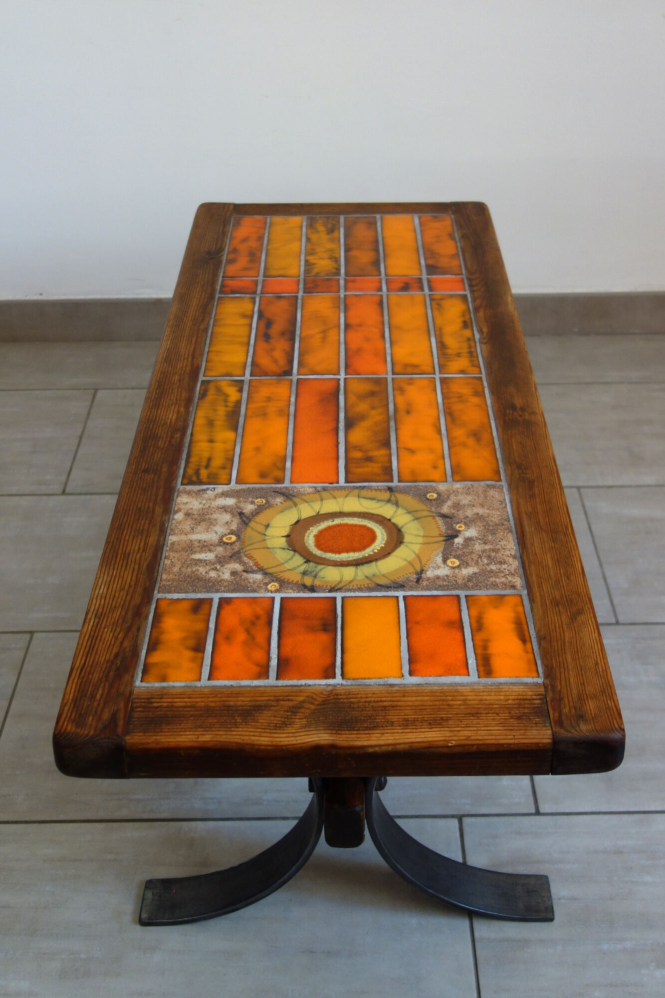 70s ceramic coffee table