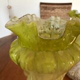 Old vases with gadroons and collars