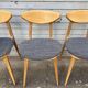 (Lot) 4 Baumann Fontania chairs 1960 (Fully restored)
