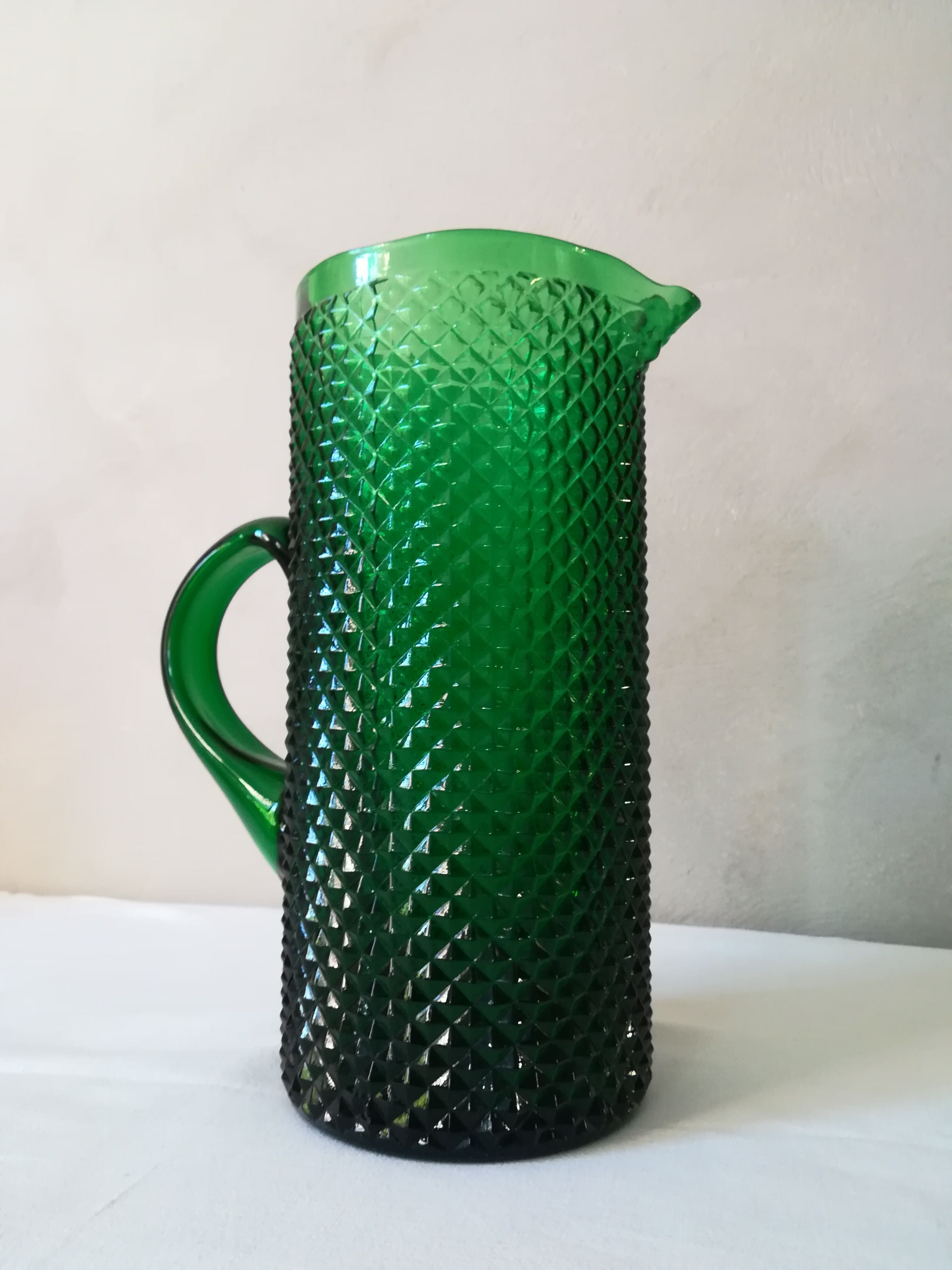 Carafe pointes de diamants Empoli