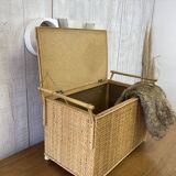 Vintage rattan chest