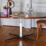Coffee table in wood and metal foot Ilse