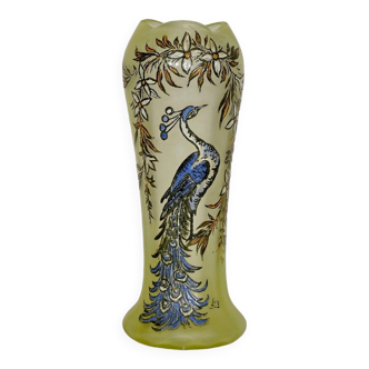 Vase in glass paste, signed Legras, Art Nouveau – Early twentieth century