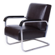 Bauhaus Armchair in Chrome and Leather from Hynek Gottwald, Czech, 1930s
