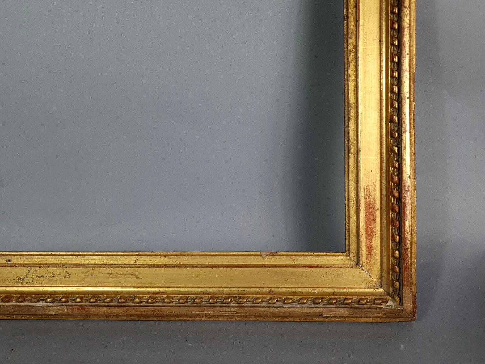 Old frame wood stucco gilding original 50x42 foliage 41x33 cm SB