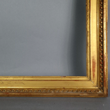 Old frame wood stucco gilding original 50x42 foliage 41x33 cm SB