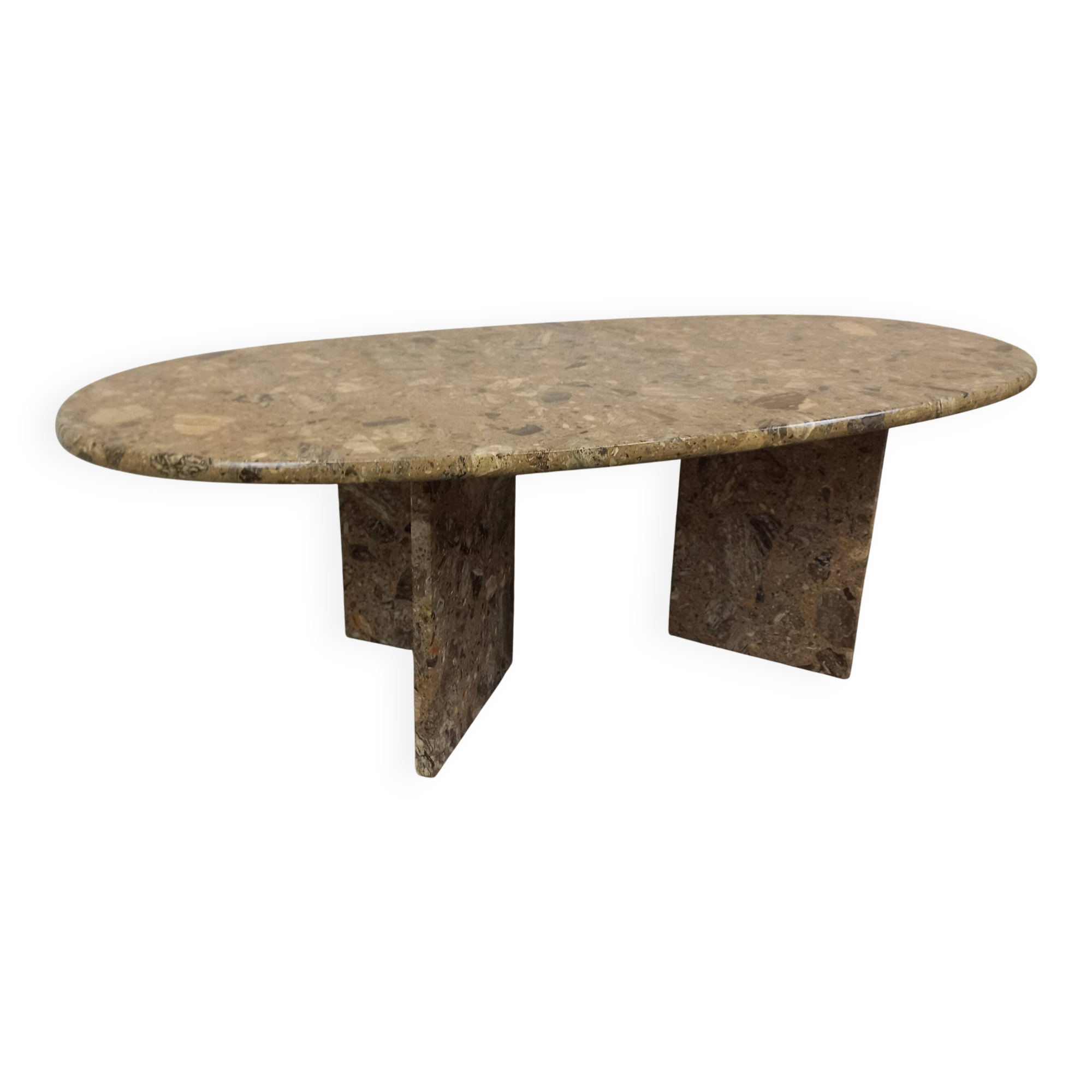 Vintage coffee table in reconstituted stone