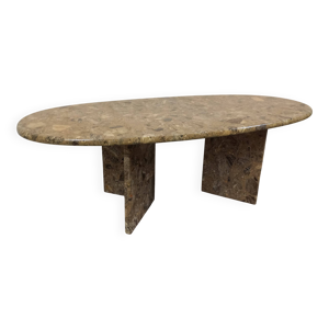 Table basse vintage en - pierre