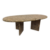 Vintage coffee table in reconstituted stone
