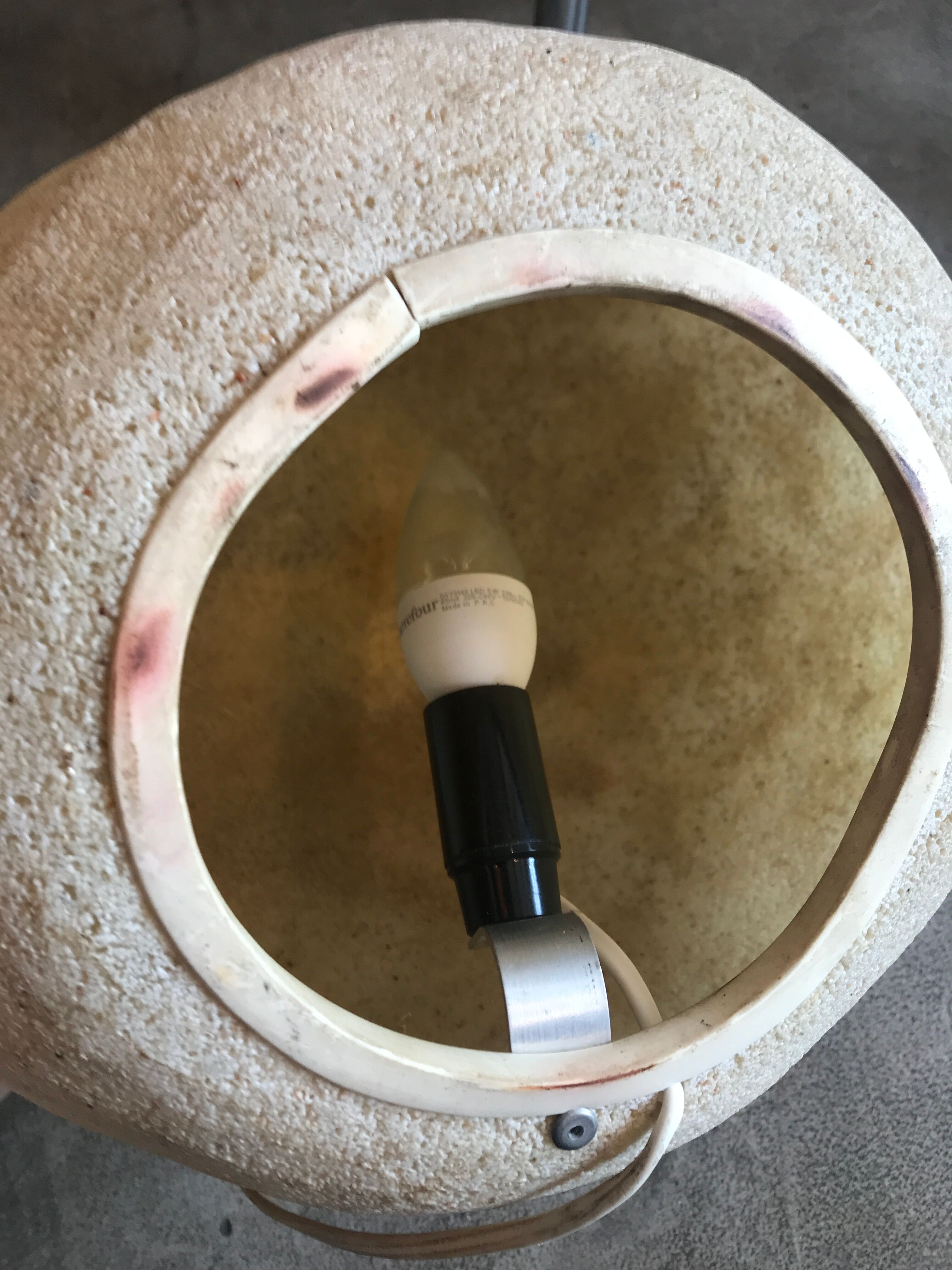 Pebble lamp by André Cazenave