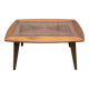 Wood and glass coffee table