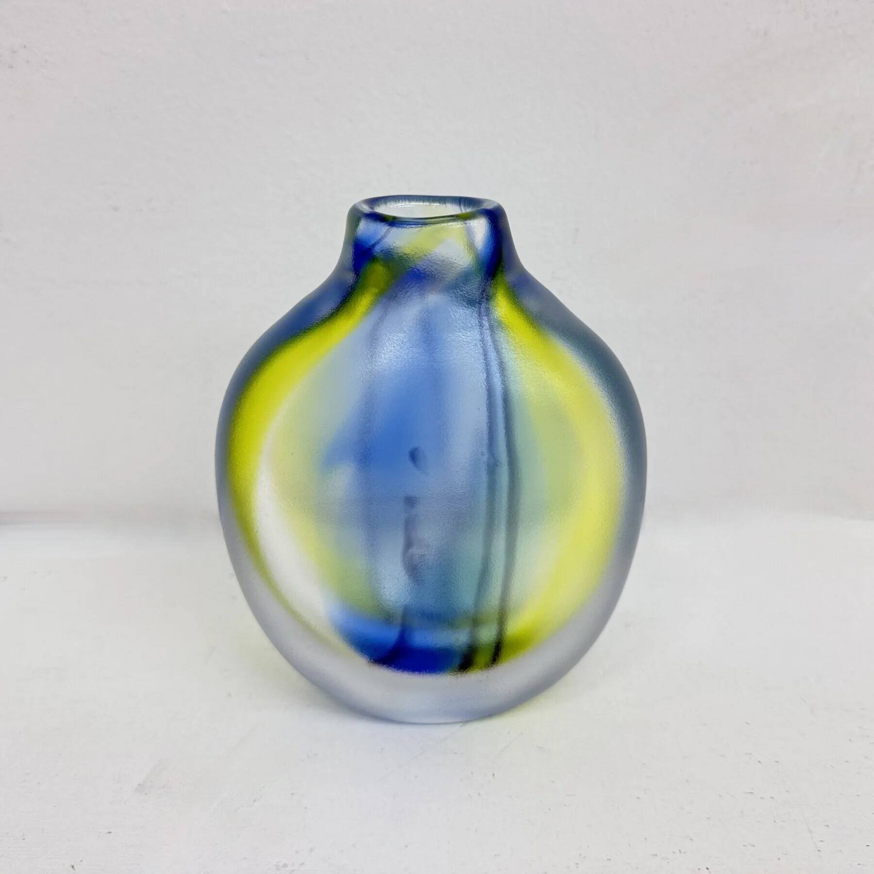 Kosta Boda glass vase Royal Art Collection by Göran Wärff for Kosta Boda Sweden