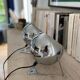 Pair of metal “Eye-ball” spirit lamps