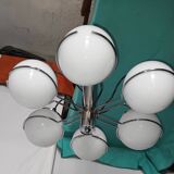 Italian Targetti Sankey chandelier from the 70s