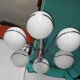 Italian Targetti Sankey chandelier from the 70s