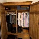 Magnificent solid oak wardrobe
