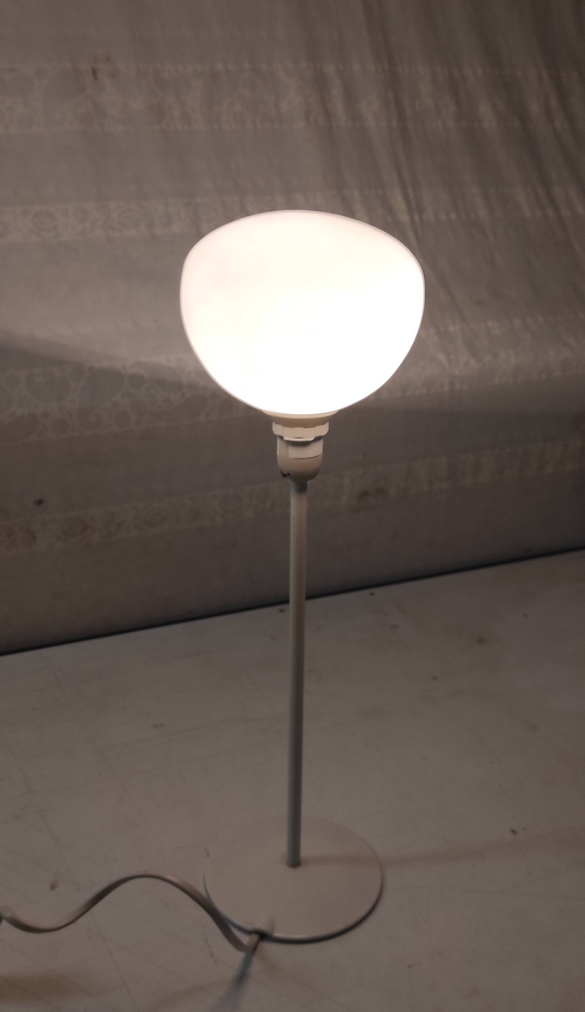 Opaline globe designer table lamp