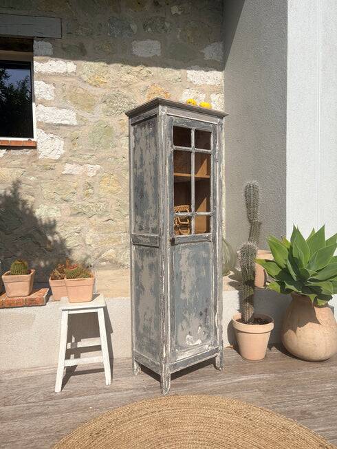 Petite armoire vitrée vintage « Simone »