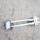 Vintage chrome wall coat rack 2p round